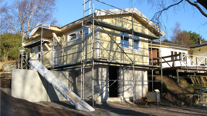 Fasaden från sydväst
