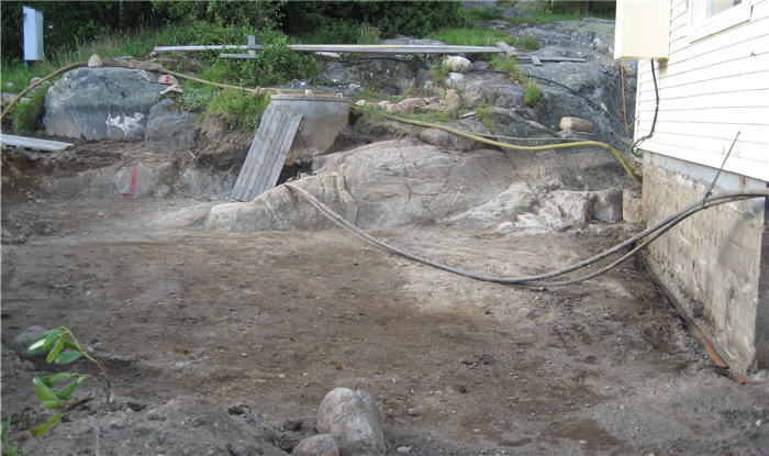 Före sprängningen